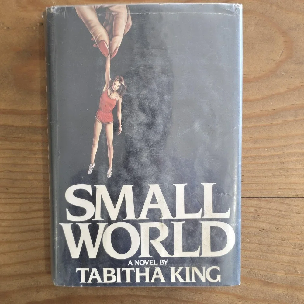 Vintage Small World Tabitha King 1981 Macmillan HC DJ Horror Thriller Ex-Library